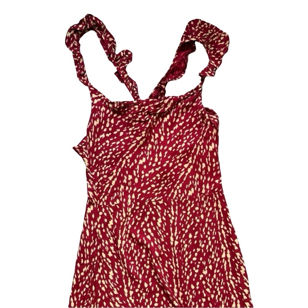 XIX Palms NEW Red and White Sleeveless Spaghetti Strap Maxi Sundress Women’s XS - Picture 9 of 11